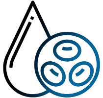 Botón: Análisis hematológicos y pruebas de sangre - Resultados rápidos